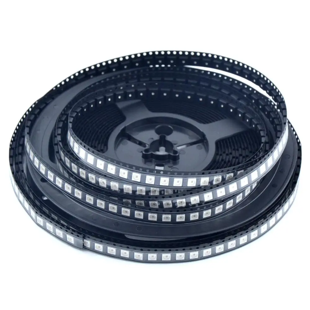 50 шт. SK9822A светодиодные чипы встроенный SMD 5050 RGB адресуемый цвет мечты для полосы