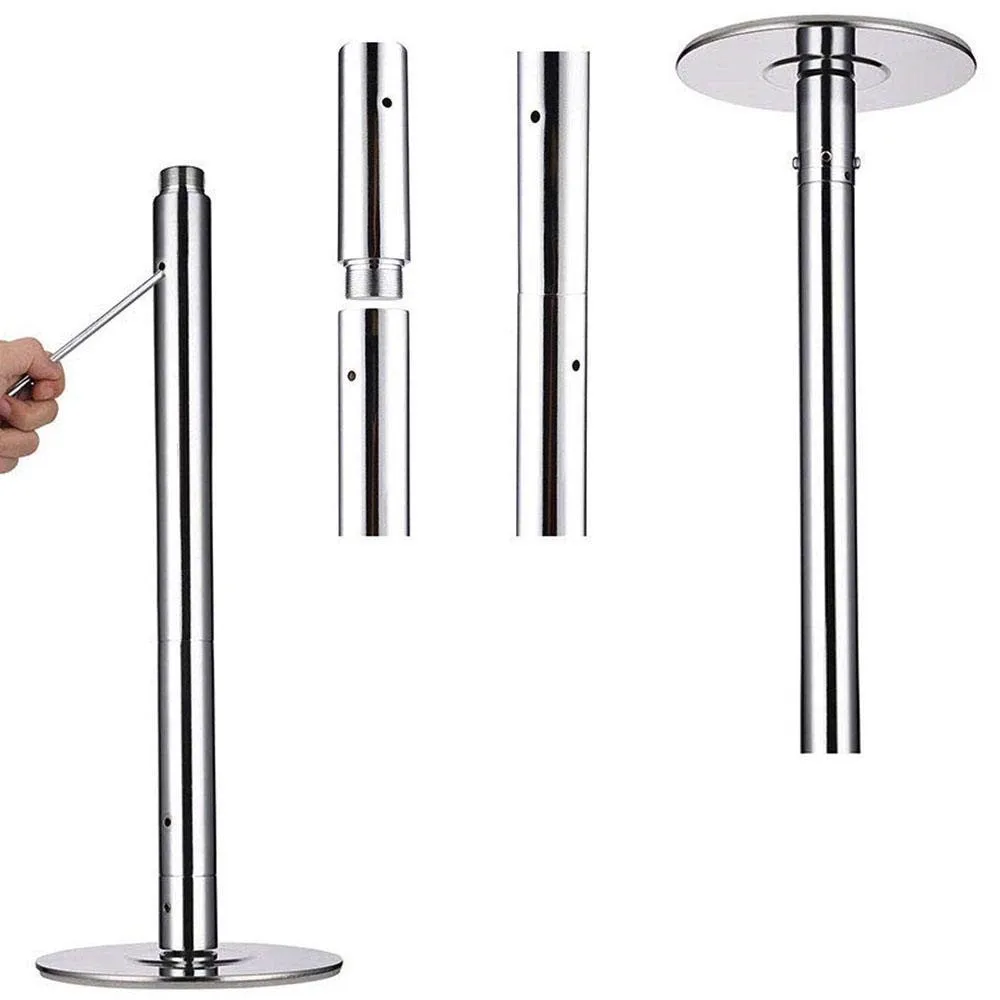 1 набор 45 мм вращающаяся трубка для танца шеста Базовая Нижняя ручная установка