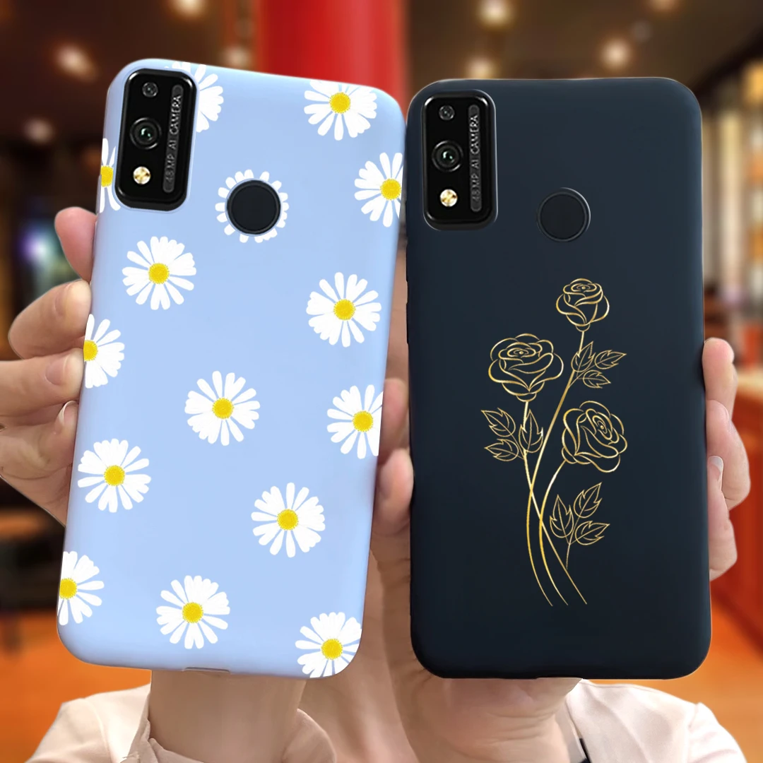 Чехол для Honor 9X Lite с красивой девушкой силиконовый чехол телефона Huawei 9X9XLite мягкий