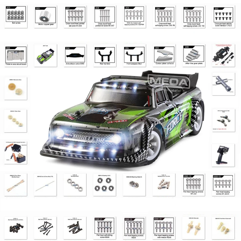WLtoys RC автомобиль 284131 оригинальные запасные части 1:28 винт с шаровой головкой
