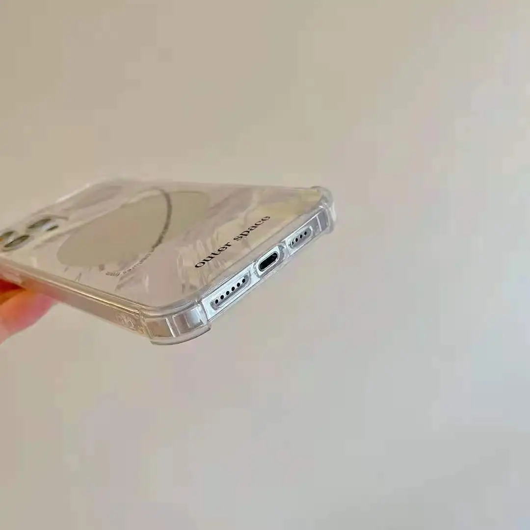 Роскошный милый чехол для телефона с овальным стеклом и Луной iPhone 12 11 Pro Max XS XR X 8 7