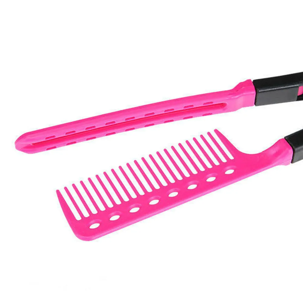 Расческа V типа дизайн выпрямитель для волос складывающаяся расческа