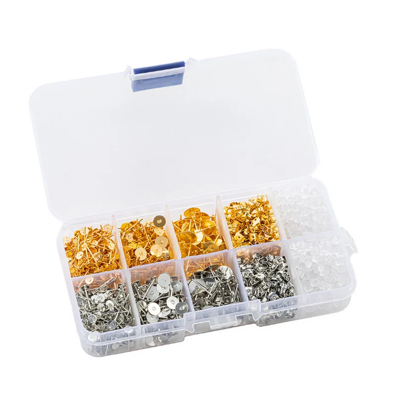 

Diy Pearl Earrings Resin Jewelry Fillings Pendant Accessory Charms Handmade UV Resin Bling Paillette Round Earrings Craft