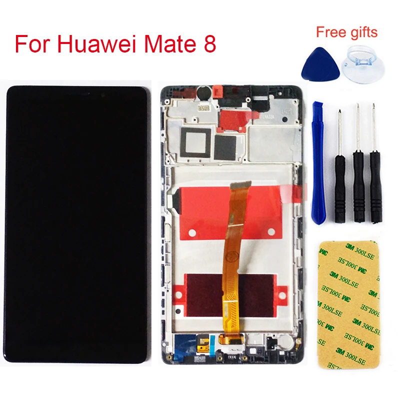ЖК дисплей для Huawei Mate 8 6 0 дюйма сенсорный экран модуль дигитайзер панель стекло в