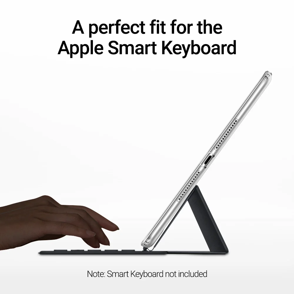 ESR чехол для iPad 7 10,2 прозрачный ТПУ задняя крышка тонкий отскок мягкий чехол для iPad 7th чехол подходит с Умной клавиатурой