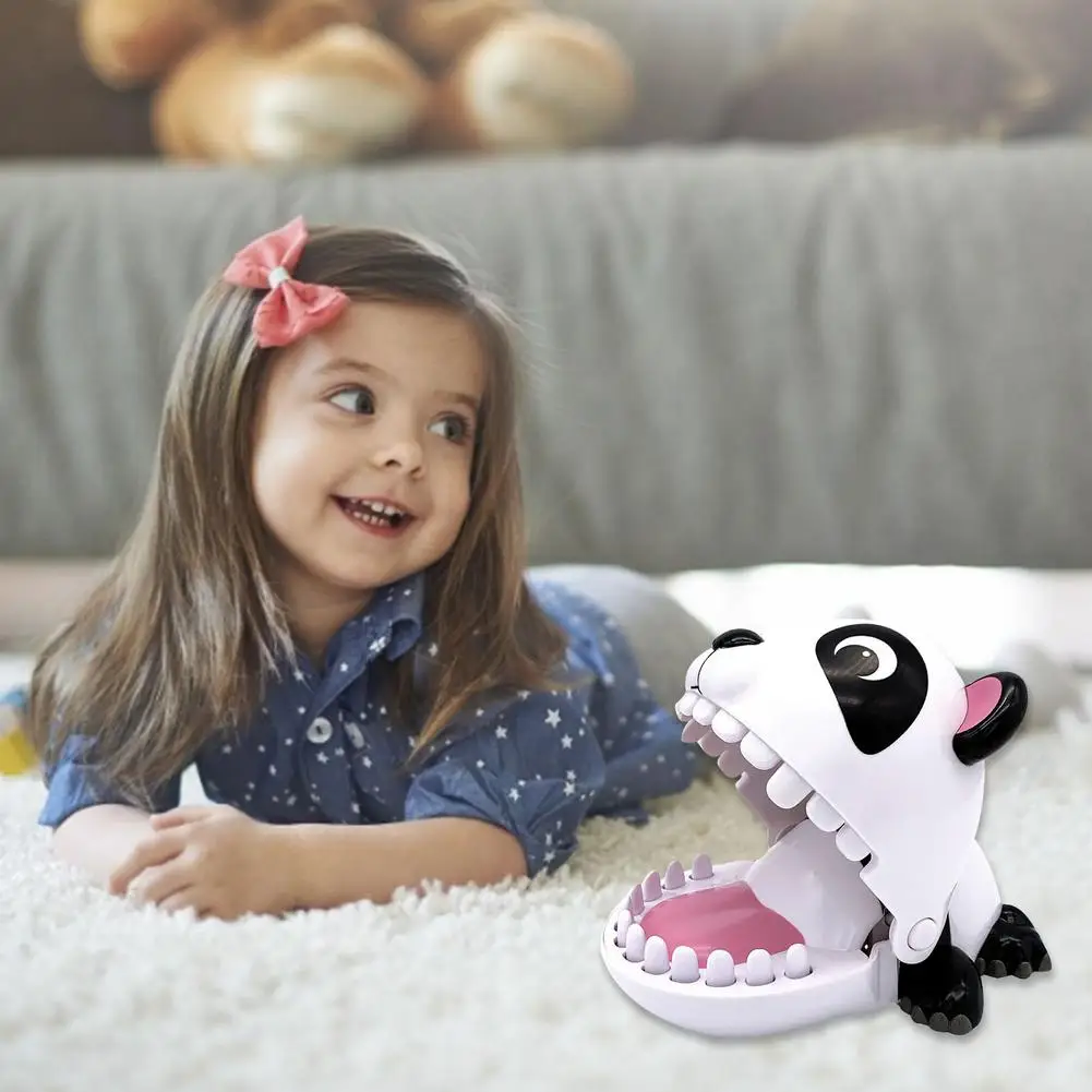 Hot Creative Practical Electric Panda Teeth Toy Animal Biting Finger Dentist Game For Kids Family Party Play Fun Gift | Игрушки и хобби