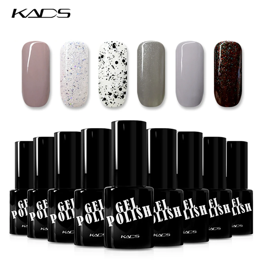 KADS гель лак для ногтей Новый 9.5 мл Гель Soak Off led светодиодных уф стойкие Лаки