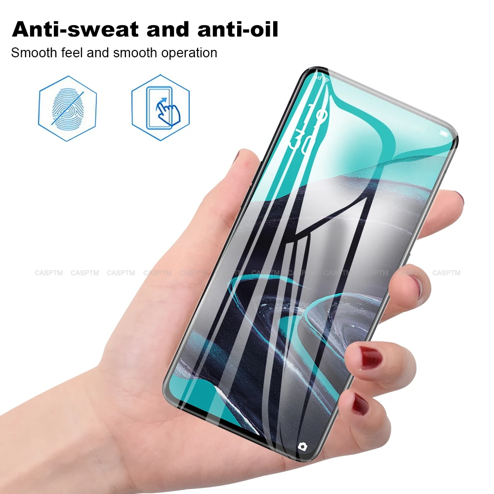 Полная защита экрана для Oppo Reno 2 F11 Pro K3 F9 закаленное стекло A9 2020 Передняя пленка A1K