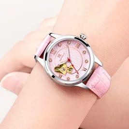 

Women's watch mechanical watch love women's watch hollow mechanical skin watch girls' watch