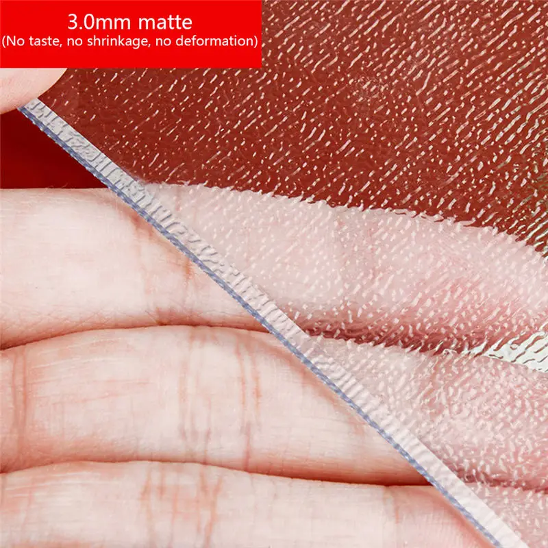 Водонепроницаемый мягкий прозрачный ПВХ коврик для стола без запаха разрезаемый