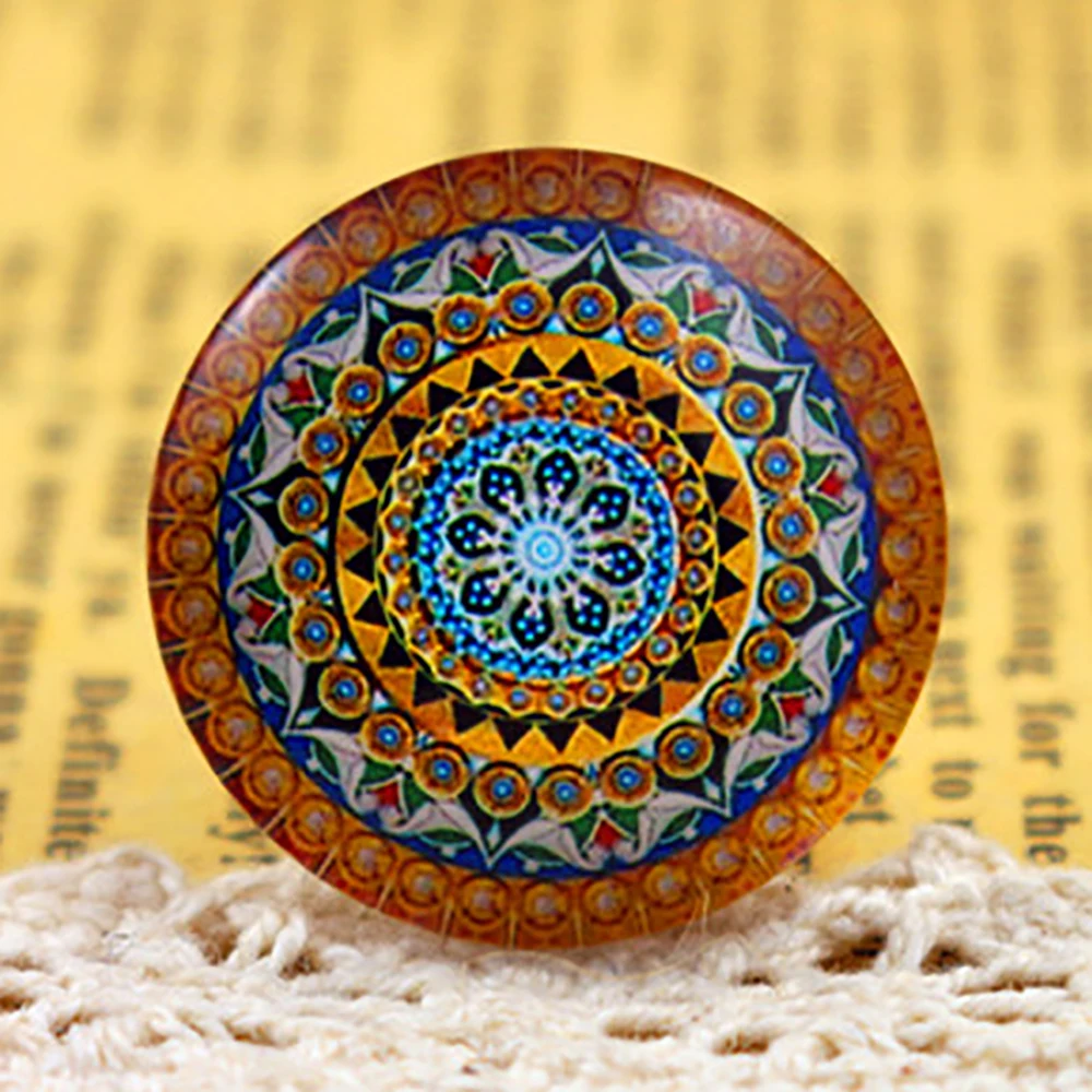 Новая мода 5 шт./лот 25 мм ручной работы фото стекло кабошоны F4-14 | Украшения и