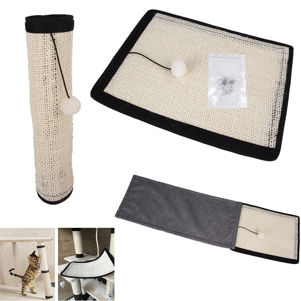 

Cat Toy Sisal Furniture Protect Cat Kitten Scratch Board Pad Sisal Scratcher Mat Claws Care Cat Toy Product Sofa Scratching Post