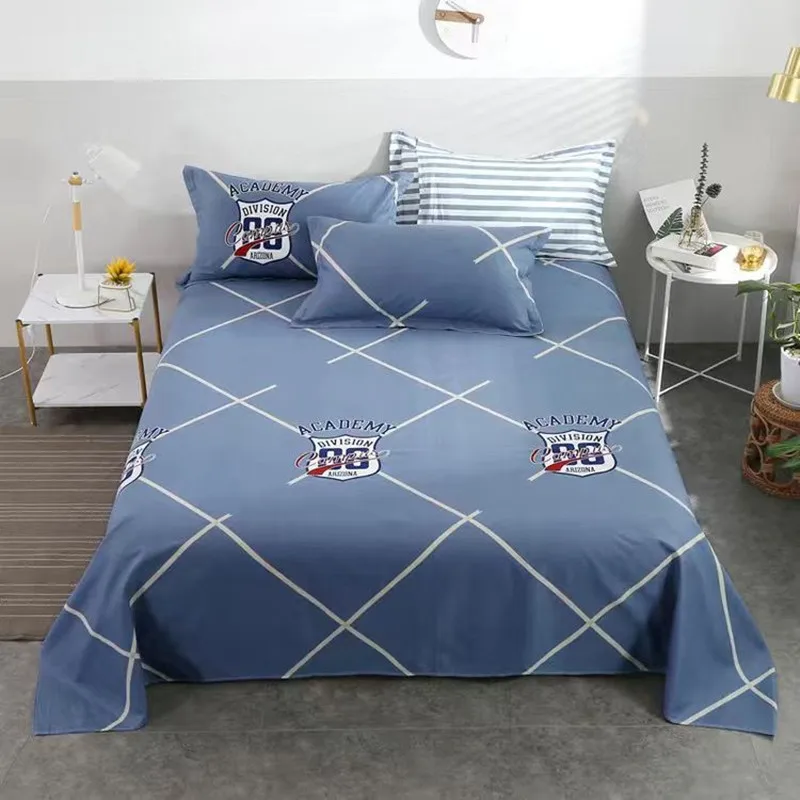 Постельное белье с мультяшным рисунком 1 шт. мод простыни из чистого хлопка для