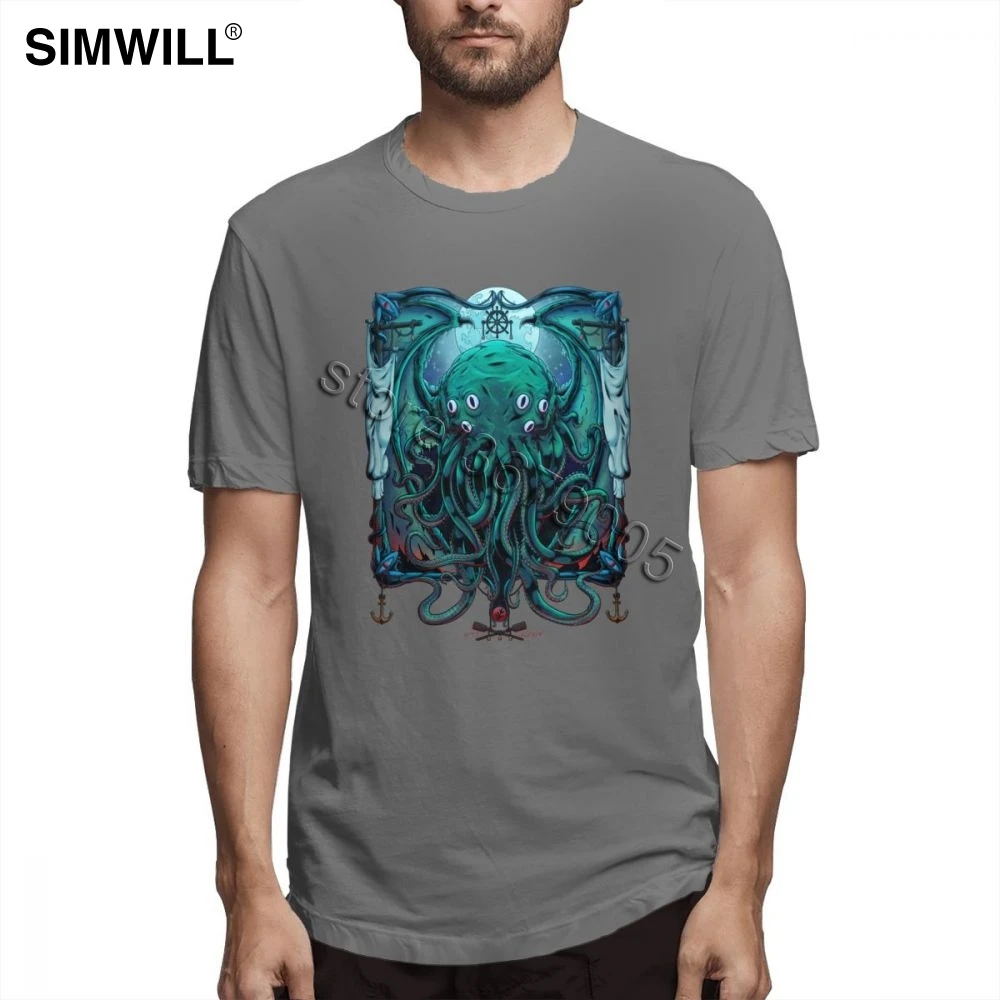 Футболка The Sleeper Cthulhu Мужская Уличная одежда хлопковые футболки с коротким