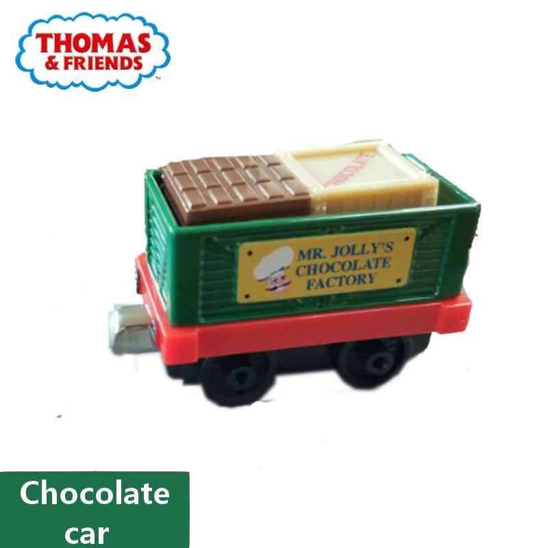 Оригинальный шоколадный пищевой автомобиль Thomas and Friends детали поезда 1:43