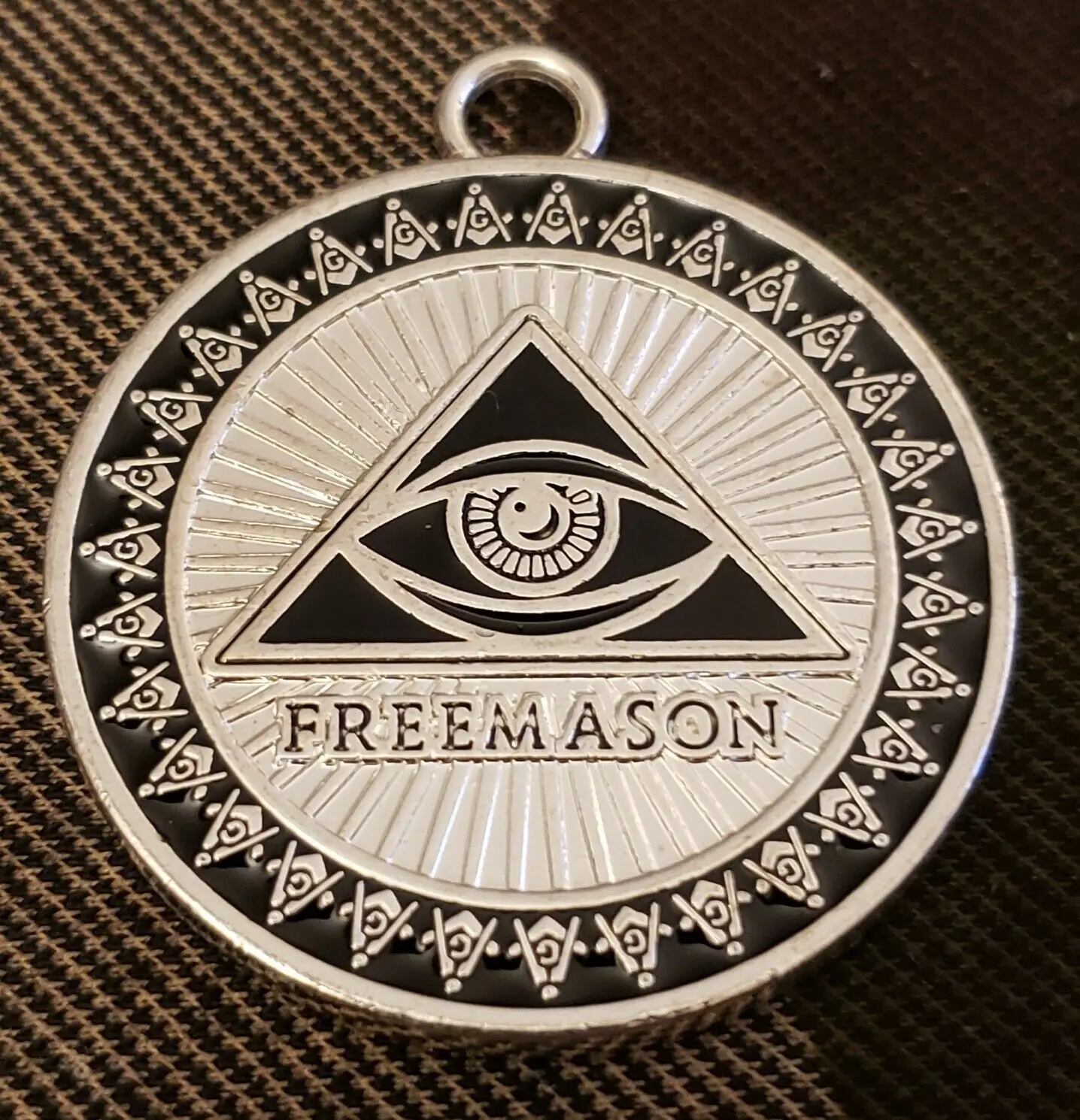 Индивидуальное модное масонское ожерелье компас G-кулон ювелирное изделие с