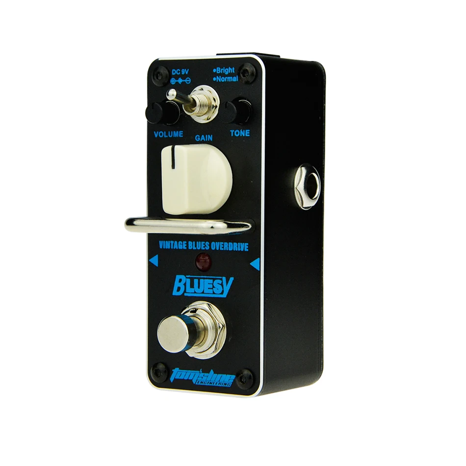 Арома Tom'sline ABY-3 Bluesy винтажный Blues Overdrive мини одиночный электрогитарный Эффект педали с настоящим обводом