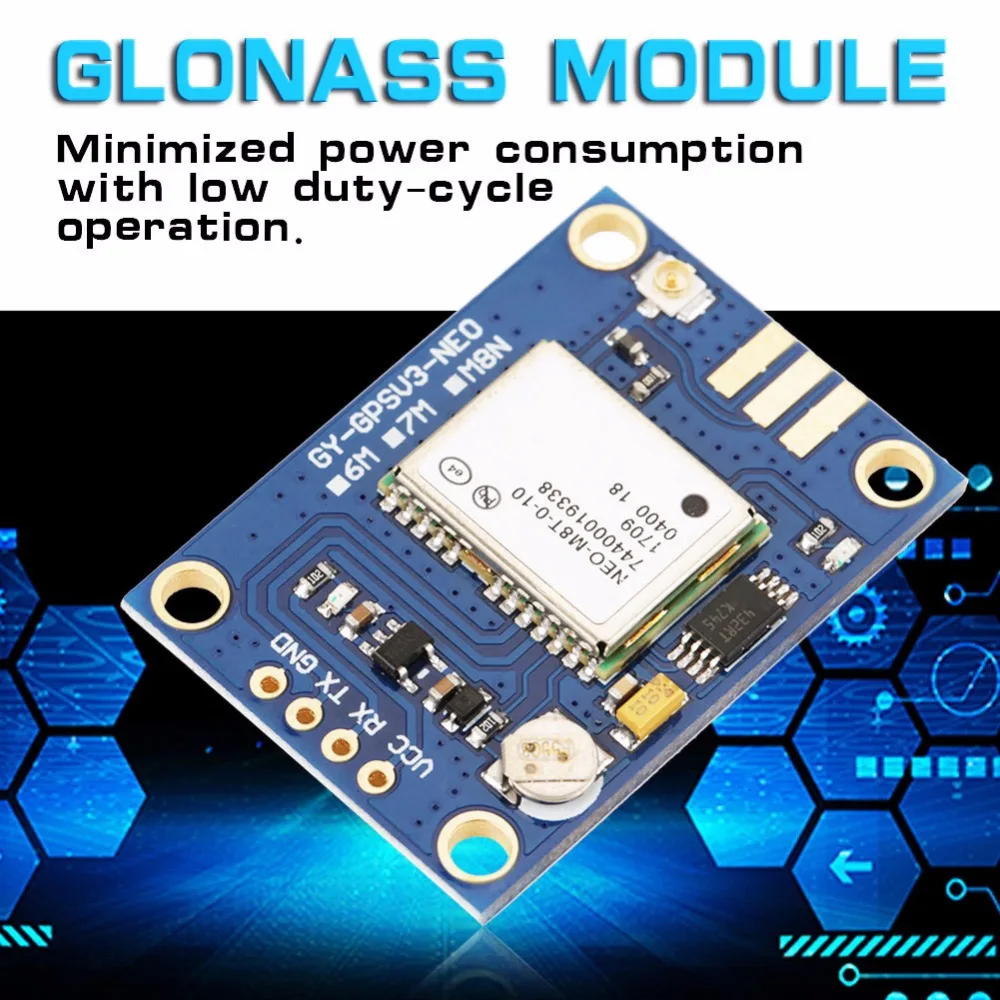 Привет-Качество GY-gps V3-M8T NEO-M8T ГЛОНАСС GNSS gps антенна модуль для LEA-5T LEA-6T NEO-6 часть инструмента аксессуар