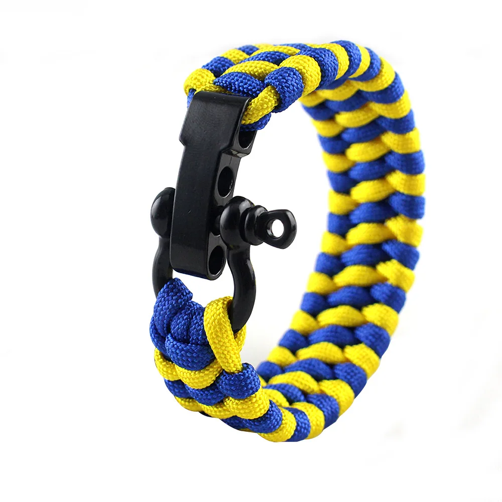 Многофункциональный браслет для выживания на открытом воздухе 23 см