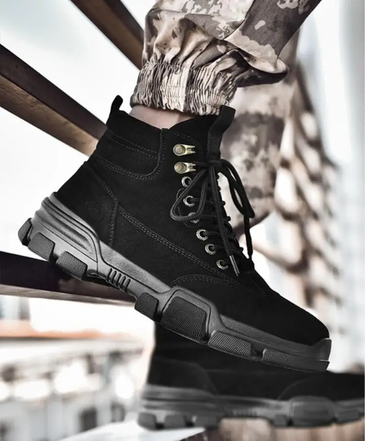

new sneakers Martin boots men's hiking shoes boots fashion tooling shoes men desert boots snow boots outdoor men military boots
