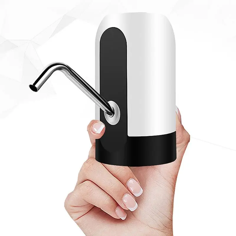 

Portable Auto Pressure Pump Wireless Electric Water Drinking Bottle Dispenser USB Rechargeable No Hub Safe Home Dormitory
