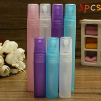 5pcs portable empty refillable plastic pump spray bottle travel atomiser tool cosmetic containers