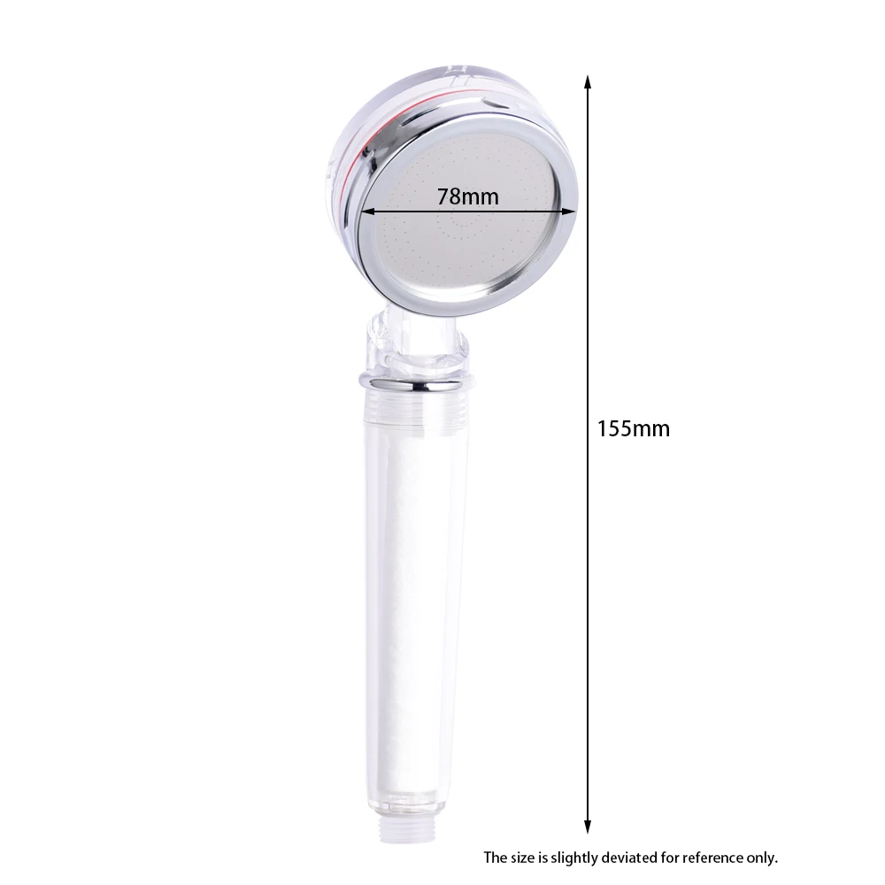 

Single Function Vitamin C Ionic Mineral Stones Filter Innovated Professional Crystal High Pressure Bathroom Hand Shower Head