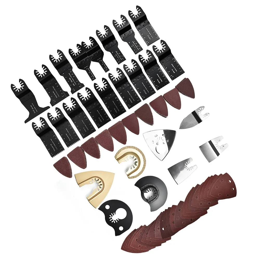 

100x Mixed Oscillating Multi-tool Saw Blades Kit For Black&Decker Equipment