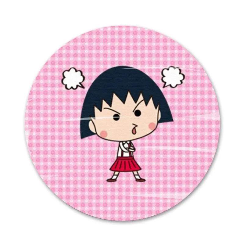 

58mm Sakura momoko Badge Brooch Pin Accessories For Clothes Backpack Decoration gift