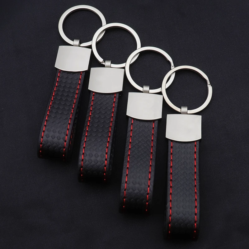 Автомобильный брелок 3D металлический модный из искусственной кожи для Volkswagen Vw R