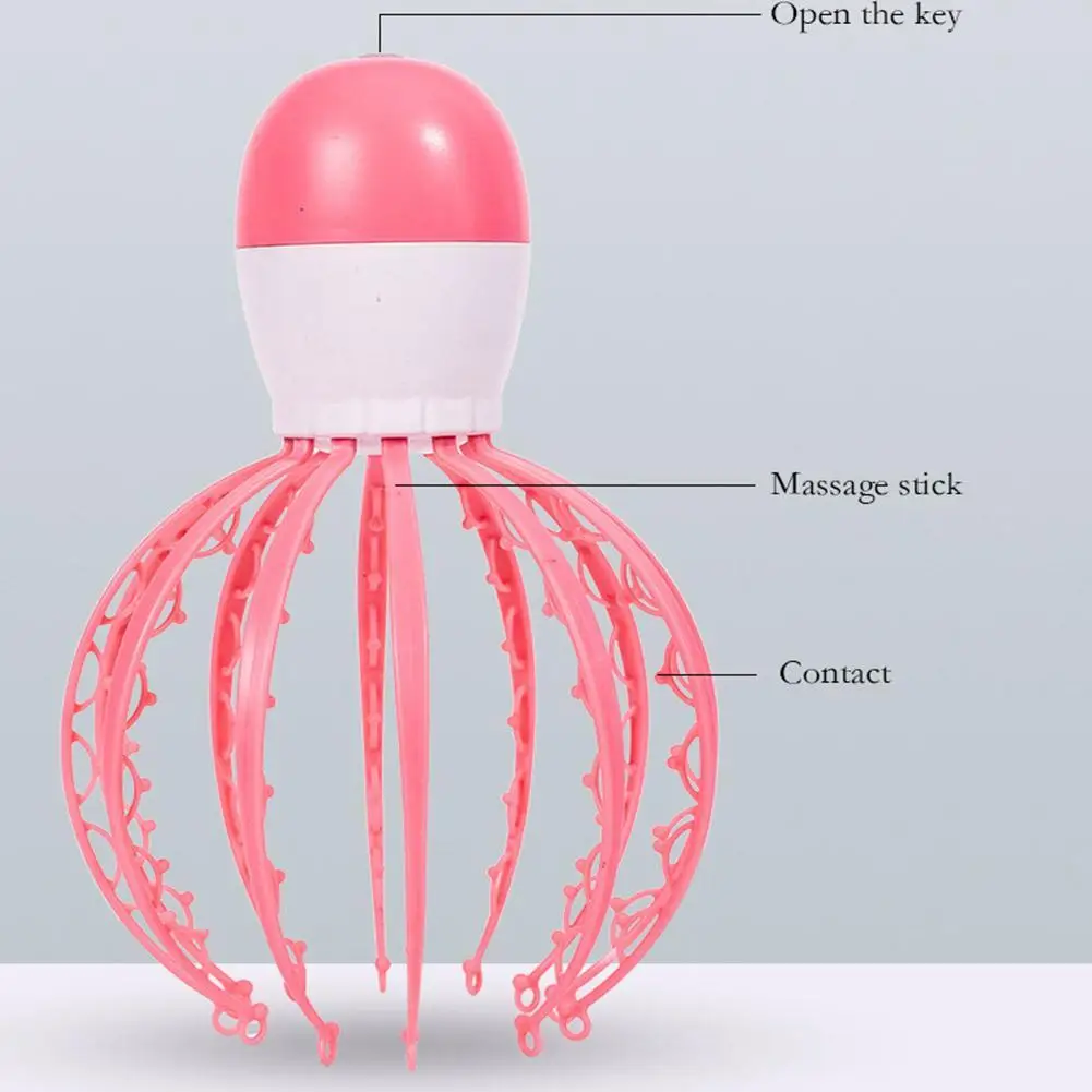 

Decompression Head Massager Electric Kneading Vibration Massager Octopus Household Massage Multifunctional Scalp Z5H5