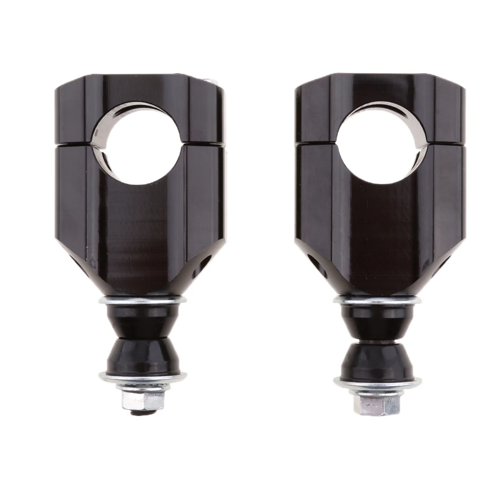 

2pcs 1 1/8" 28mm CNC Motorcycle Handlebar Mount Riser Clamp Aluminium Precision CNC Machined Left Right HandleBar