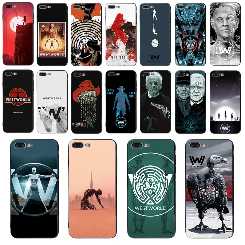 Популярный чехол с популярным ТВ сериалом Westworld мягкий для телефона iphone XR X 7 8 11 pro