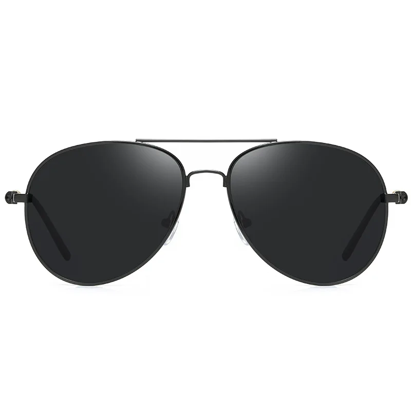 Солнцезащитные очки VCKA 2020 Pilot Metail Frame с увеличенным размером линз, специальным сплавом и весенними ластиками, для мужчин, с поляризацией, дизайнерские, для вождения.