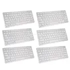 Ультратонкая Беспроводная Bluetooth-совместимая клавиатура с аккумуляторным устройством, русскийнемецкийКорейскийиспанскийфранцузскийарабский для прямой поставки