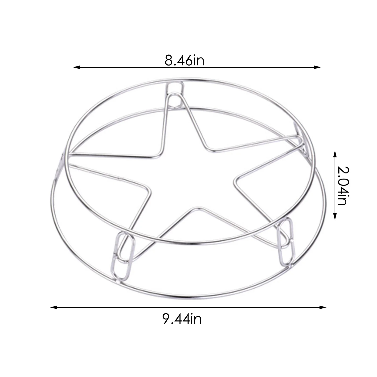 

Kitchen Heat Insulation Pot Rack Multi-Functional Kitchen Stainless Steel Storage Anti-scalding Holder Steam Holder