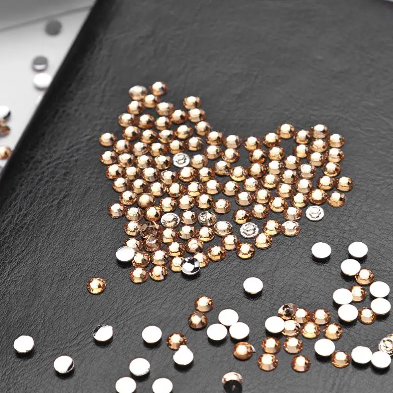 30 г/пакет 4 мм Стразы с блестками акриловые драгоценные камни плоская задняя