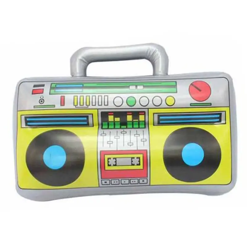 

Kids Classic Radio Recorder PVC Inflatable Balloons for Home Musical Carnival Party Decoration Outdoor Children Gift