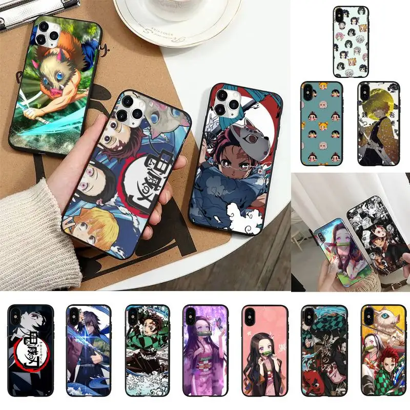 

Kamado Nezuko Kimetsu No Yaiba Demon Slayer Phone Case For iPhone 11 8 7 6S Plus 7 8 plus X XS MAX 5S XR 12 11 Pro max se 2020
