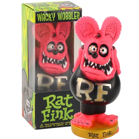 Экшн-фигурка из ПВХ, 18 см, 8 видов, крыса, Финк, боблеголовая, Crazy Mouse, Ratfink, модель игрушки для кукла для украшения автомобиля