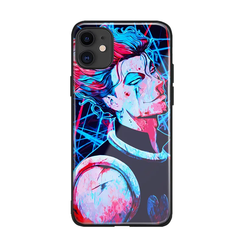 HunterxHunter HxH Hisoka аниме мягкий силиконовый стеклянный чехол для телефона iPhone SE 6s 7 8 Plus