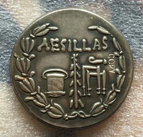 Македония, римское правило, Quaestor Aesillas, 90-75 B. C. Копия монет