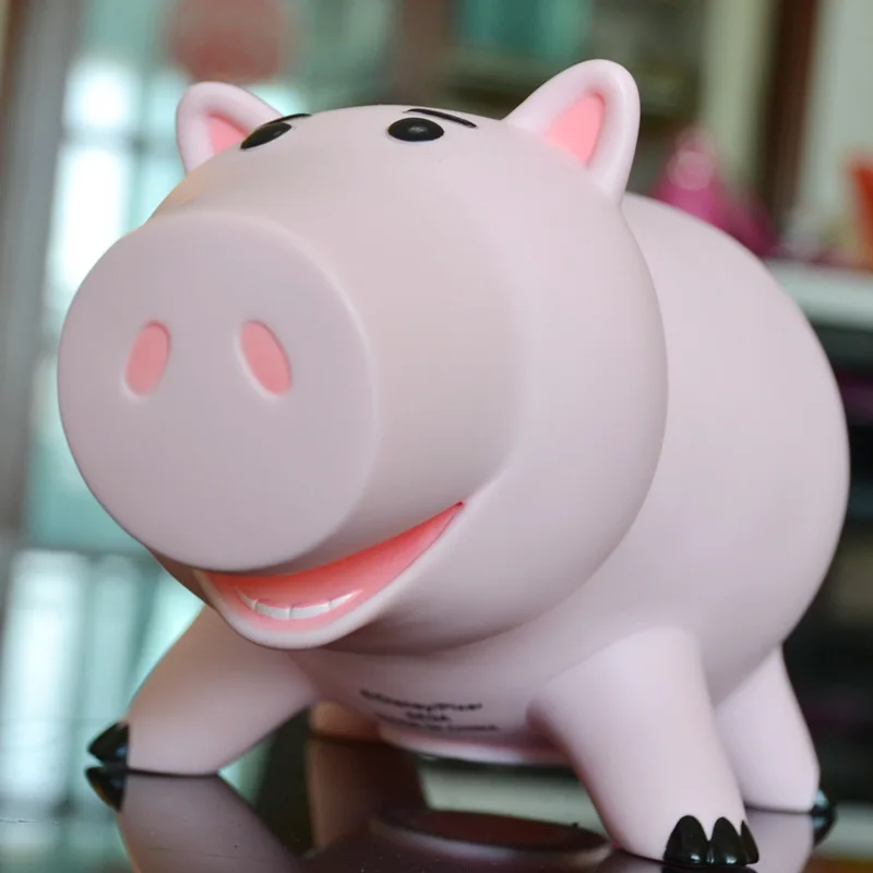 

Disney Sausage Pig Toy Story 4 Ham Cartoon Pig Toy Doll Model Ornament Savings Pot Sausage Pig Piggy Bank Toy For Children