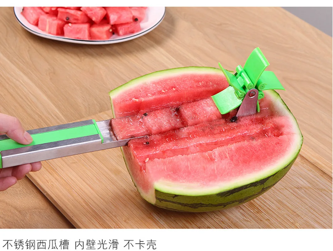 1 шт. нож для арбуза режущий фрукты дыня инструмент из нержавеющей стали новый