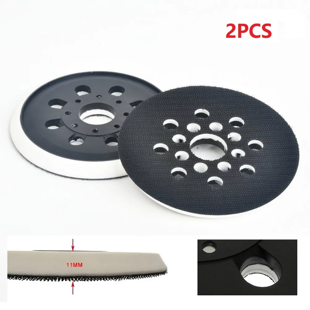 

2pcs Electric Polishing Disc Backing Pad 125mm Sanding Pad Hook And Loop For Bosch GEX125-1AE PEX220 5inch8hole Polishing Pad
