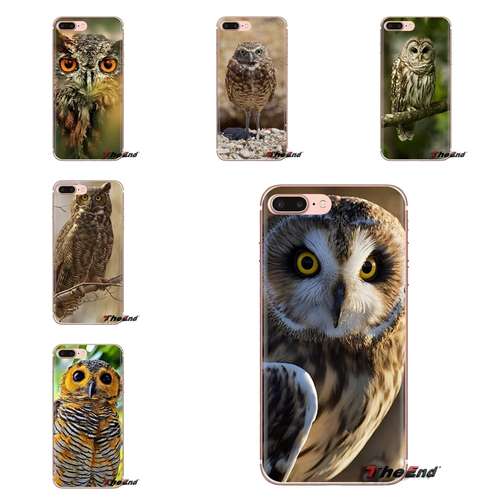 animals birds owl Trees wallpaper For Huawei Mate Honor 4C 5C 5X 6X 7 7A 7C 8 9 10 8C 8X 20 Lite Pro TPU Transparent Shell Cases |