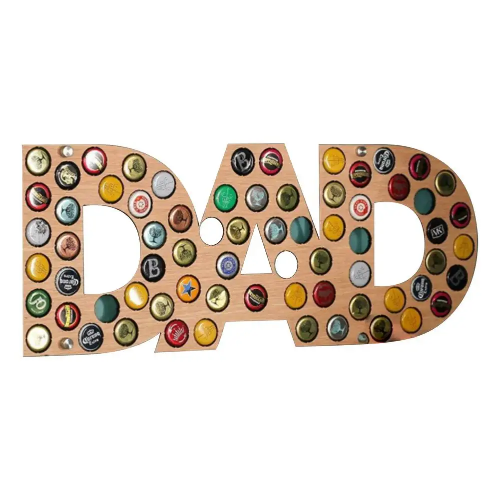 

New Wine Bottle Cap Display Racks Map Beer Collection Holder Unique Design Father Day Gift Beer Bottle Cap Collection Wall Decor