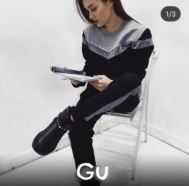 Женский костюм с длинным рукавом футболки окантовкой комплект из двух предметов