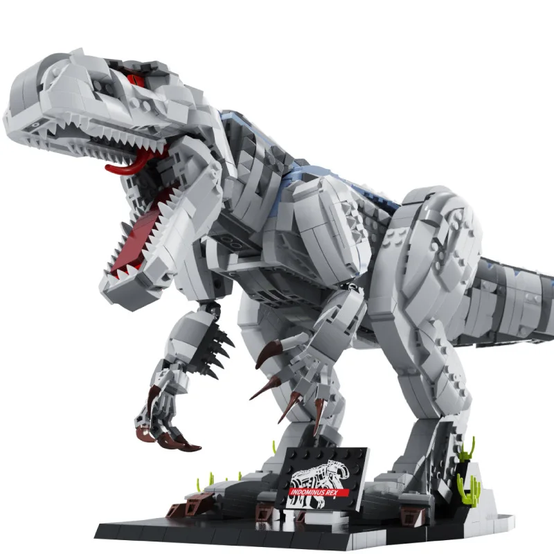 

2180Pcs Jurassic Indominus Rex Dinosaurs World Park Tyrannosaurus Building Blocks Assembly Dino Model Bricks Toys Kid Adult Gift