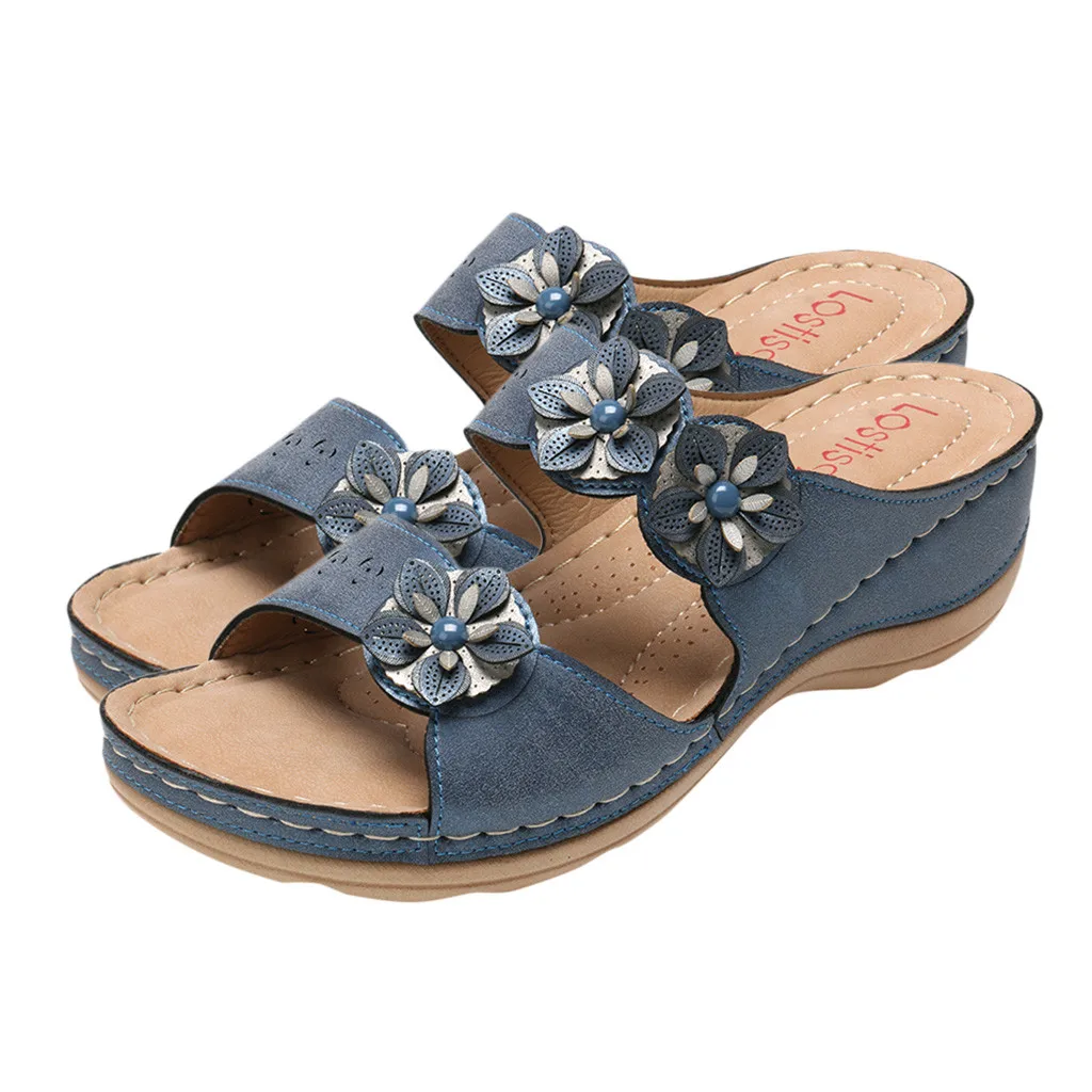 SAGACE/женские тапочки на толстой подошве удобная обувь с открытым носком платформе